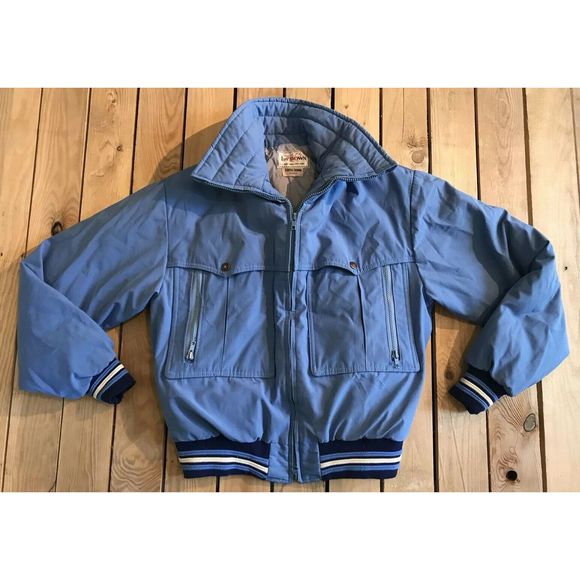 Vintage 70s 1st Down Goose Down Winter Puffer - Picture 1 of 5
